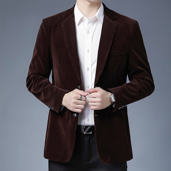 Corduroy Business Casual Modern Fit Jacket