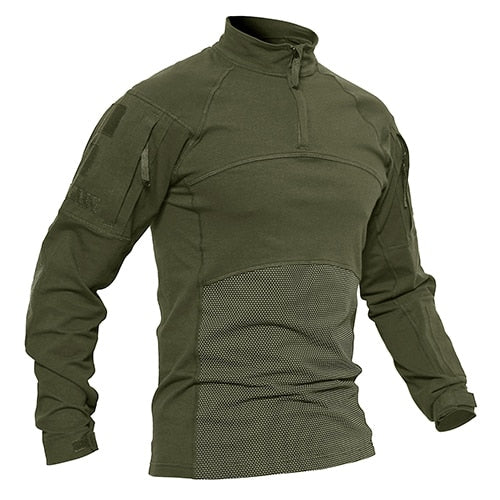 Tactical T-shirts Military Clothing Cotton Long Sleeves Lightweight