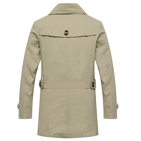 Casual Fit Overcoat Trench Coat