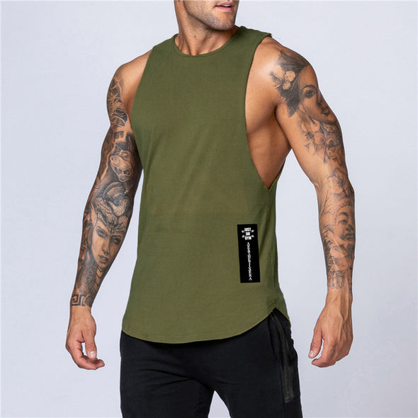 Tank Top Cotton Muscle Sleeveless Shirt for the Gym and Everyday Wear