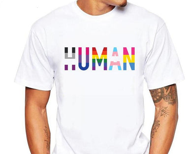 HUMAN  LGBTQ+ PRIDE  RAINBOW